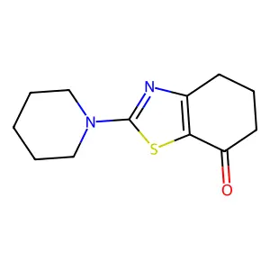 2-Piperidin-1-yl-5,6-dihydro-4H-benzothiazol-7-one structure