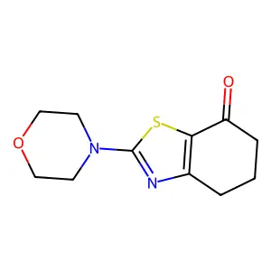2-morpholino-5,6-dihydrobenzo[d]thiazol-7(4H)-one structure