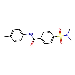 4-(dimethylsulfamoyl)-N-(4-methylphenyl)benzamide structure