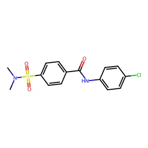 N-(4-chlorophenyl)-4-(dimethylsulfamoyl)benzamide structure