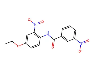 N-(4-ethoxy-2-nitrophenyl)-3-nitrobenzamide structure