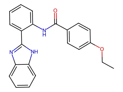 N-(2-(1H-benzo[d]imidazol-2-yl)phenyl)-4-ethoxybenzamide structure