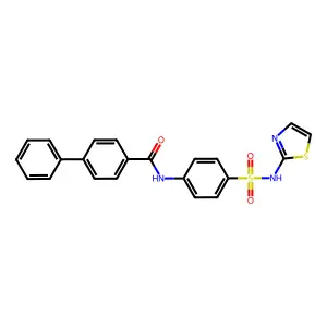 4-phenyl-N-[4-(1,3-thiazol-2-ylsulfamoyl)phenyl]benzamide structure