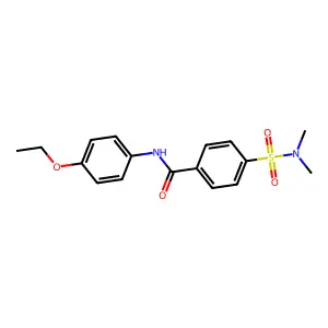 4-(dimethylsulfamoyl)-N-(4-ethoxyphenyl)benzamide structure