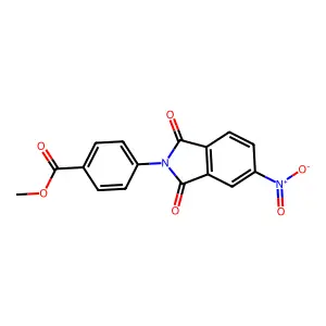 Methyl 4-(5-nitro-1,3-dioxoisoindol-2-yl)benzoate structure