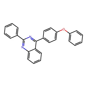 4-(4-Phenoxyphenyl)-2-phenylquinazoline structure