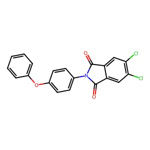 5,6-Dichloro-2-(4-phenoxyphenyl)isoindole-1,3-dione structure