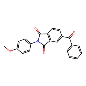 5-Benzoyl-2-(4-methoxyphenyl)isoindole-1,3-dione structure