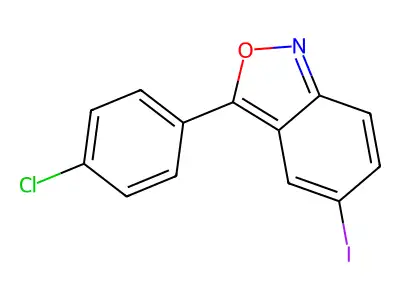 3-(4-Chlorophenyl)-5-iodo-2,1-benzoxazole structure