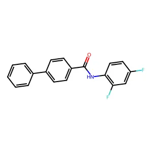 N-(2,4-difluorophenyl)-[1,1'-biphenyl]-4-carboxamide structure