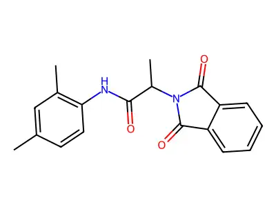 N-(2,4-Dimethyl-phenyl)-2-(1,3-dioxo-1,3-dihydro-isoindol-2-yl)-propionamide structure