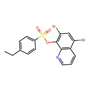 5,7-Dibromoquinolin-8-yl 4-ethylbenzenesulfonate structure