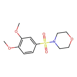 4-[(3,4-Dimethoxyphenyl)sulfonyl]morpholine structure