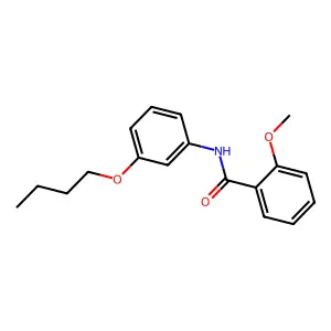 N-(3-butoxyphenyl)-2-methoxybenzamide structure