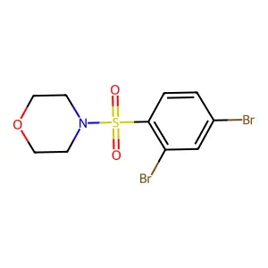 4-(2,4-Dibromobenzenesulfonyl)morpholine structure