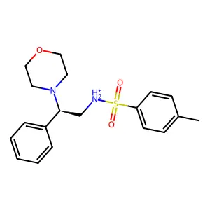 4-methyl-N-(2-morpholin-4-yl-2-phenylethyl)benzenesulfonamide structure