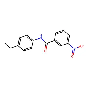 N-(4-Ethylphenyl)-3-nitrobenzamide structure