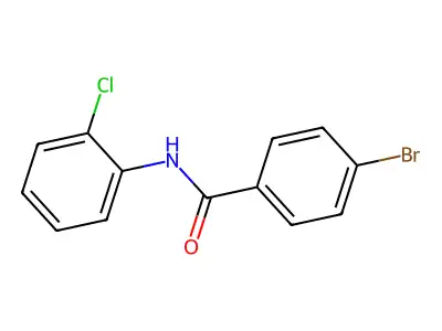4-bromo-N-(2-chlorophenyl)benzamide structure