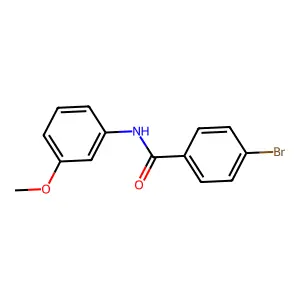 4-bromo-N-(3-methoxyphenyl)benzamide structure