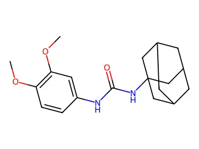 1-(1-Adamantyl)-3-(3,4-dimethoxyphenyl)urea structure