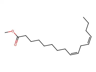 Methyl hexadeca-9,12-dienoate structure