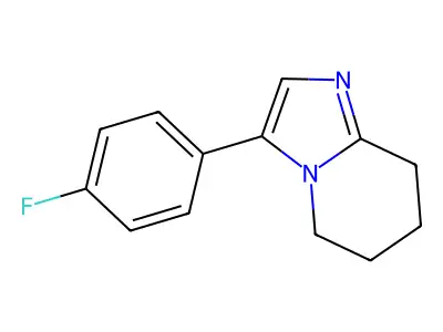 3-(4-Fluorophenyl)-5,6,7,8-tetrahydroimidazo[1,2-a]pyridine structure
