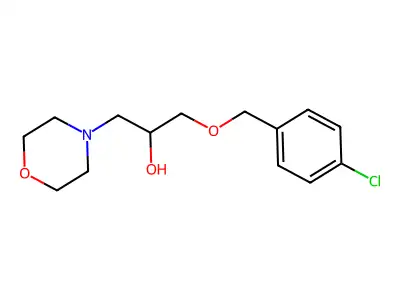 1-[(4-Chlorophenyl)methoxy]-3-(morpholin-4-yl)propan-2-ol structure