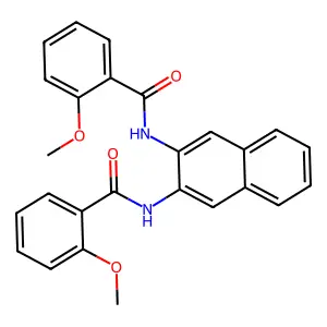 2-methoxy-N-[3-[(2-methoxybenzoyl)amino]naphthalen-2-yl]benzamide structure