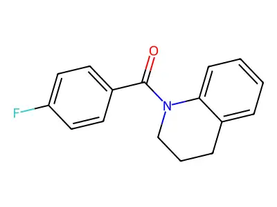 1-(4-Fluorobenzoyl)-1,2,3,4-tetrahydroquinoline structure