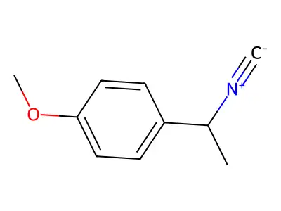 1-(1-Isocyanoethyl)-4-methoxybenzene structure