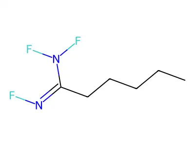 N,N,N'-trifluorohexanimidamide structure