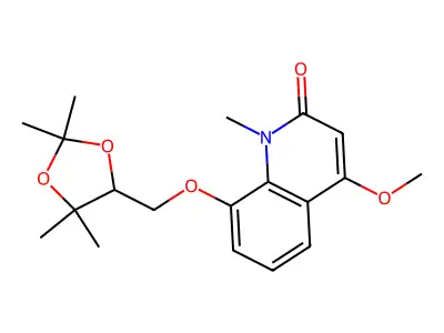 Foliosidine acetonide structure