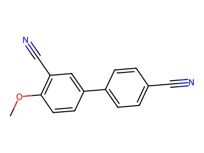 5-(4-Cyanophenyl)-2-methoxybenzonitrile structure