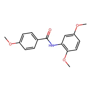 N-(2,5-dimethoxyphenyl)-4-methoxybenzamide structure