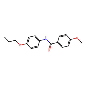 4-methoxy-N-(4-propoxyphenyl)benzamide structure