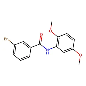3-Bromo-N-(2,5-dimethoxyphenyl)benzamide structure