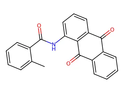 N-(9,10-dioxo-9,10-dihydroanthracen-1-yl)-2-methylbenzamide structure