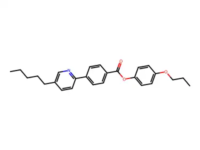 4-Propoxyphenyl 4-(5-pentylpyridin-2-yl)benzoate structure