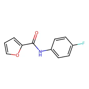 N-(4-Fluorophenyl)-2-furamide structure