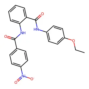 N-(4-ethoxyphenyl)-2-[(4-nitrobenzoyl)amino]benzamide structure