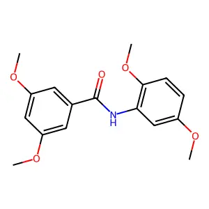 N-(2,5-dimethoxyphenyl)-3,5-dimethoxybenzamide structure