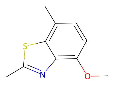 4-Methoxy-2,7-dimethyl-1,3-benzothiazole structure