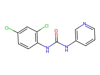 1-(2,4-Dichlorophenyl)-3-pyridin-3-ylurea structure