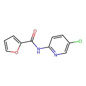 N-(5-chloropyridin-2-yl)furan-2-carboxamide structure