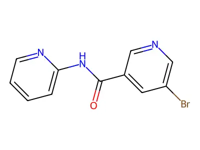 5-Bromo-N-(2-pyridinyl)nicotinamide structure