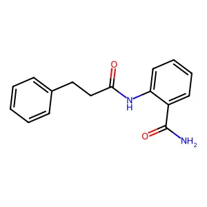 2-[(3-Phenylpropanoyl)amino]benzamide structure