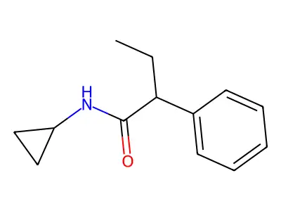 N-cyclopropyl-2-phenylbutanamide structure