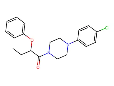 1-[4-(4-Chlorophenyl)piperazin-1-yl]-2-phenoxybutan-1-one structure