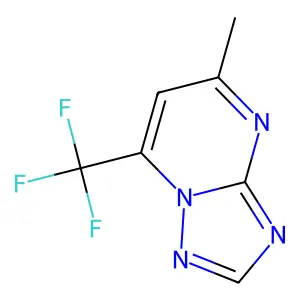 5-Methyl-7-(trifluoromethyl)-[1,2,4]triazolo[1,5-a]pyrimidine structure