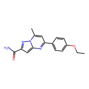 5-(4-Ethoxyphenyl)-7-methylpyrazolo[1,5-a]pyrimidine-2-carboxamide structure